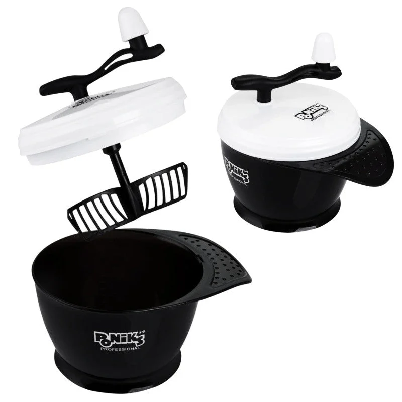 Poniks AZZ003 B-333-2 Miscelatore manuale per tinture e decoloranti per capelli
