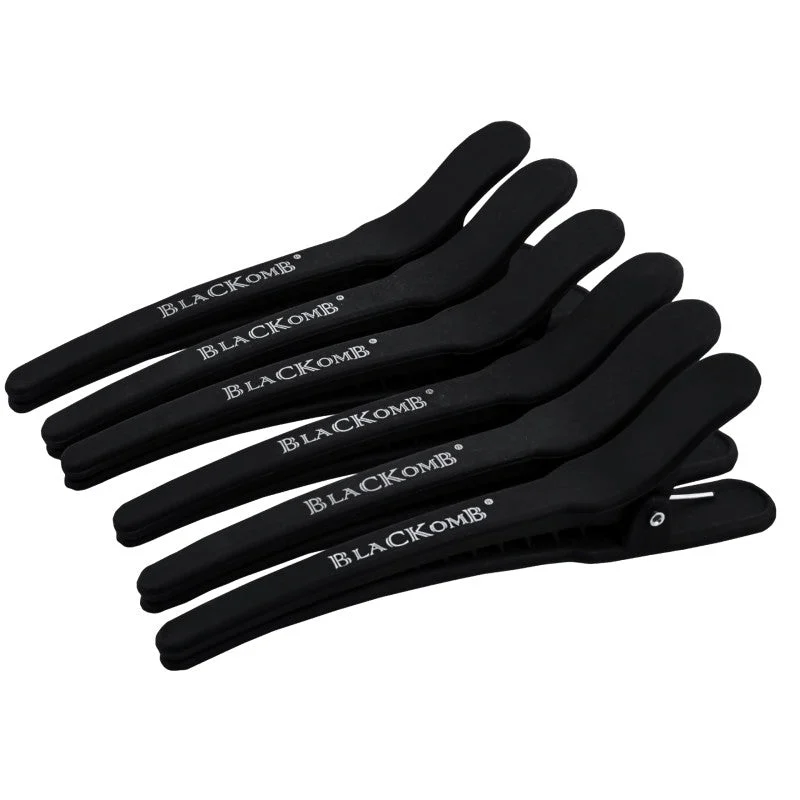 Fermagli per capelli Poniks Blackomb Carbon da 11 cm, confezione da 6 pezzi