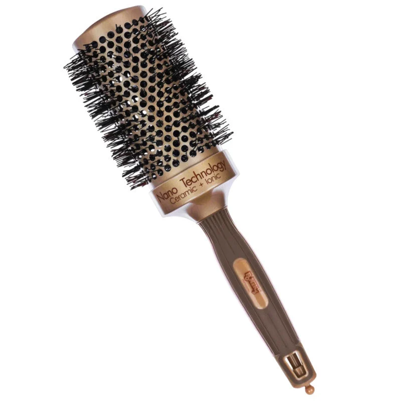 Spazzola per styling Poniks DS453 Golden da 53 mm