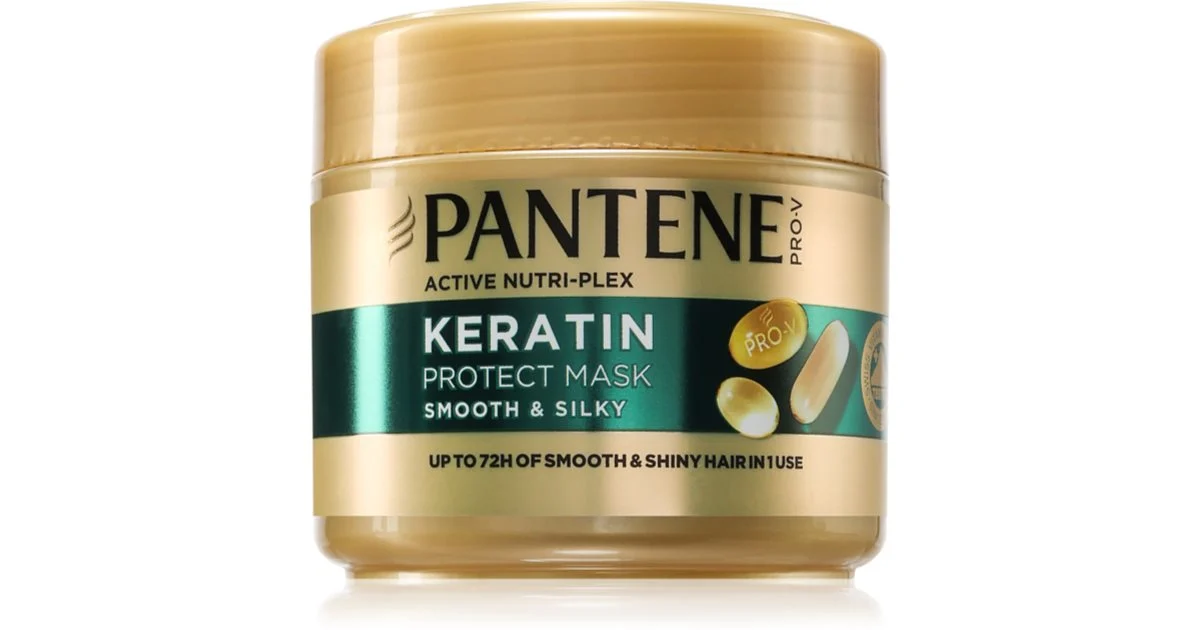 Pantene Pro-V Active Nutri Plex Smooth & Silky maschera per capelli brillanti e morbidi 300 ml