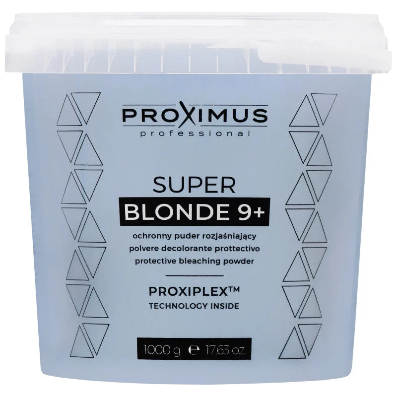 Proximus Professional Super Blonde 9+ Polvere schiarente protettiva per capelli, senza polvere, 1000 g