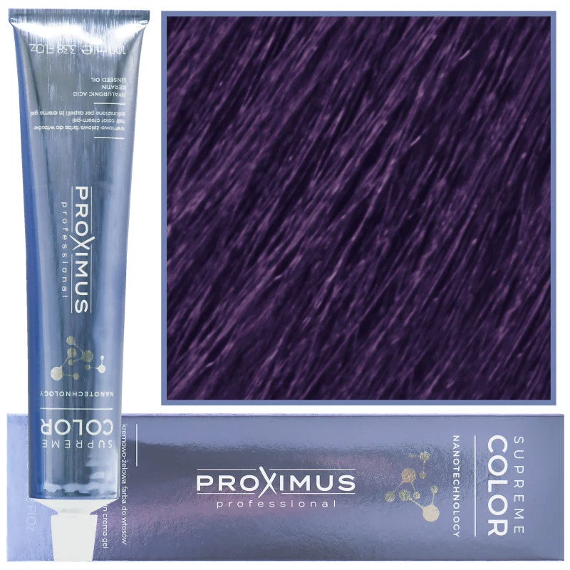 Tintura per capelli Proximus Supreme Color Nanotechnology 100ml 6,2 | Biondo viola scuro intenso
