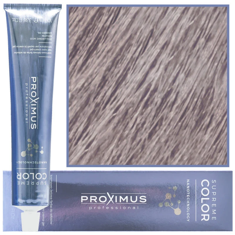 Tintura per capelli Proximus Supreme Color Nanotechnology 100ml 9,12 | Biondo cenere violetto chiarissimo