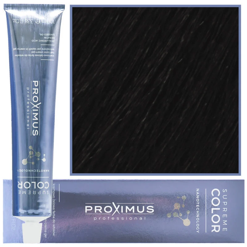 Tintura per capelli Proximus Supreme Color Nanotechnology 100ml 1 | Nero