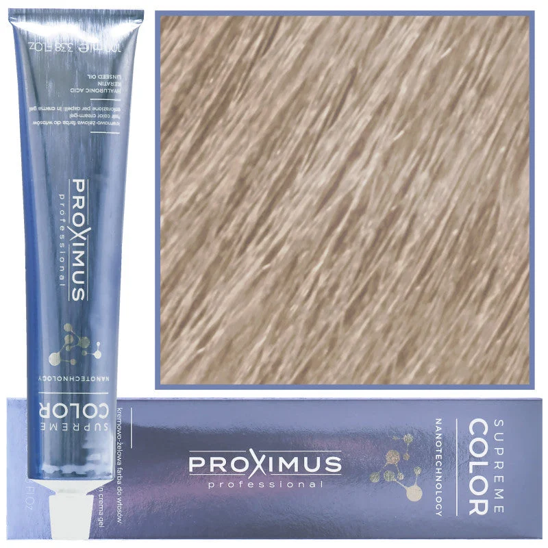 Proximus Supreme Color Tintura per Capelli in Nanotecnologia 100ml 9,1 | Biondo Cenere Chiarissimo
