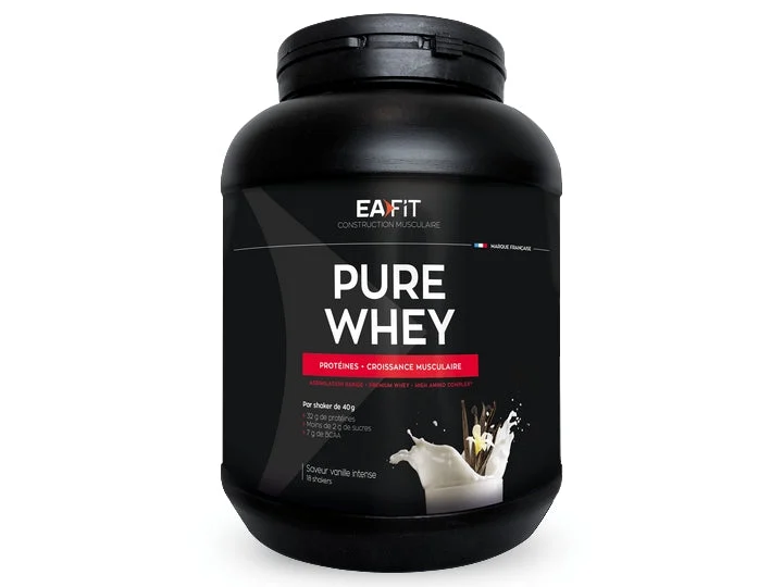 Eafit Pure Whey - Proteine • Crescita Muscolare Sapore Vaniglia Intenso 750g