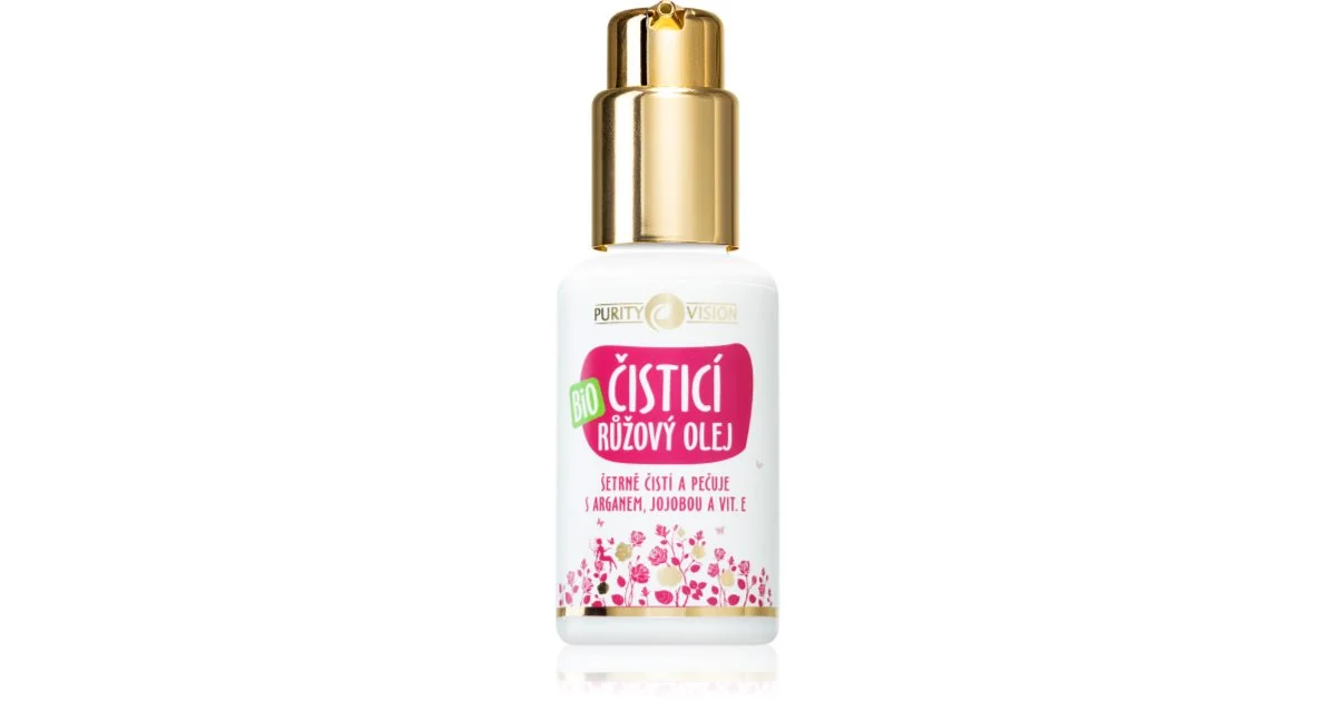 Purity vision Olio detergente Bio Pink con argan, jojoba e vitamina E - 100ml