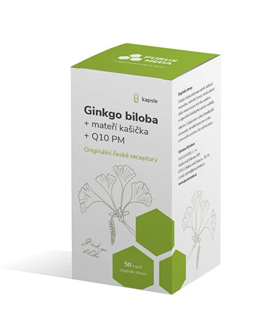 Purus meda Ginkgo biloba + pappa reale + Q10 PM 50 capsule