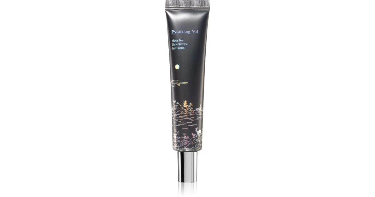 Pyunkang Yul Black Tea Time Reverse crema multi-correttiva per gli occhi per una pelle luminosa e liscia 25 ml