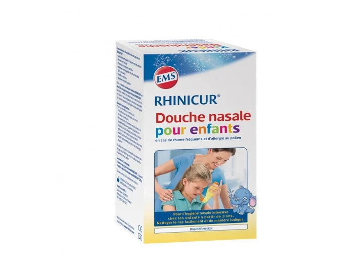 Rhinicur Doccia Nasale Bambini + 4 Bustine Sale Risciacquo