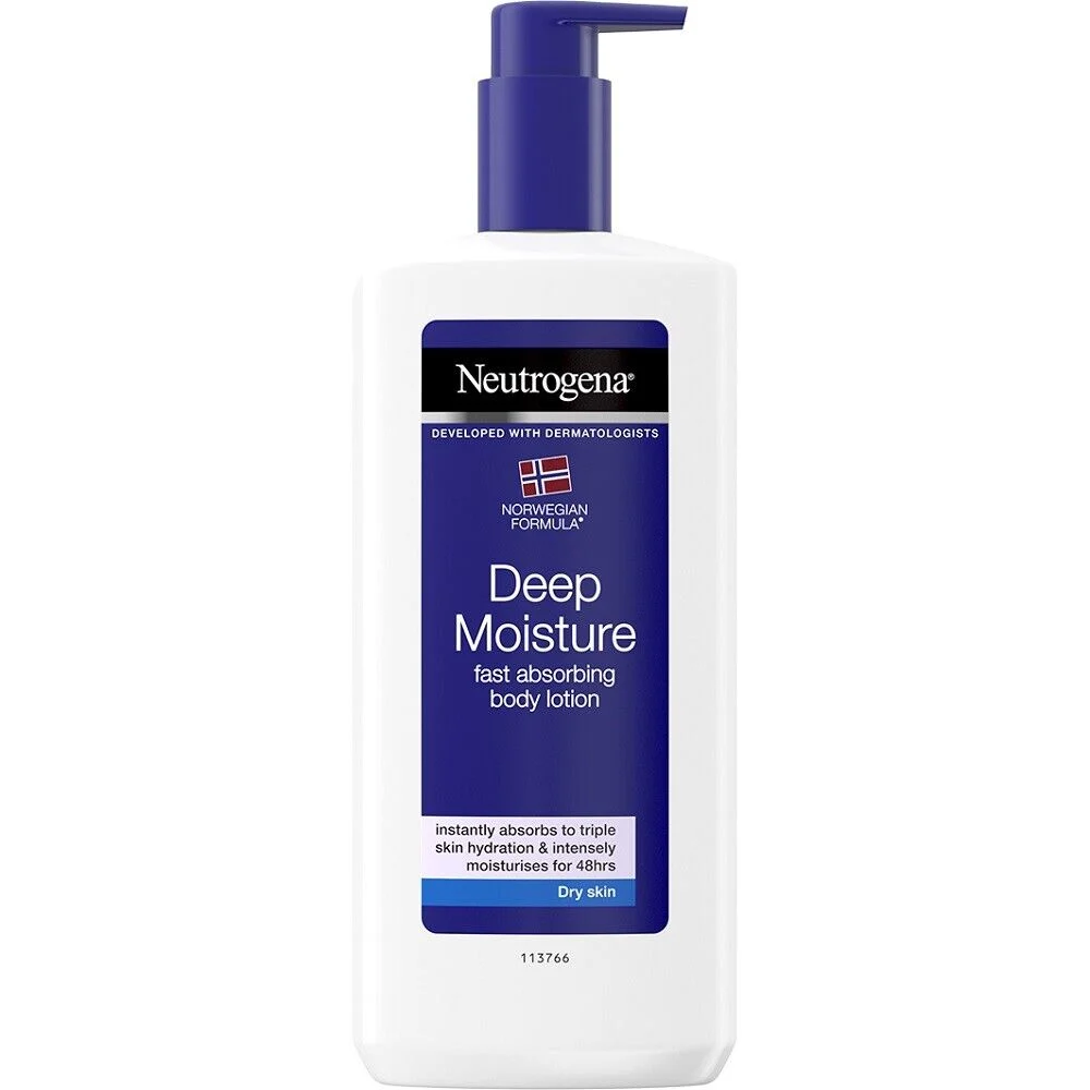 Neutrogena Lozione Assorbente Veloce per il Corpo idratazione profonda 400 ml