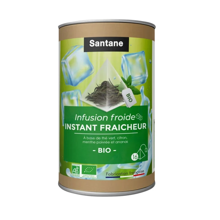 Santane Organic Cold Infusion Instant Freshness 16 bustine piramidali