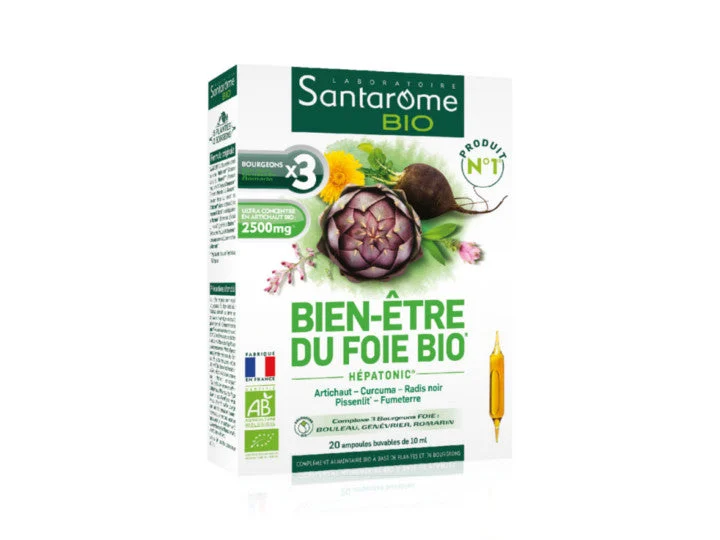 Santarôme BIO Benessere del fegato 20 fiale