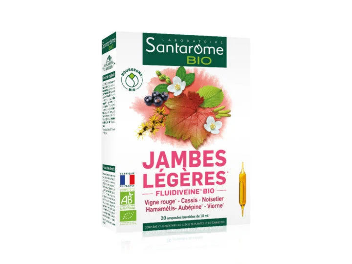Santarôme BIO Gambe Leggere BIO Circolazione 20 fiale bevibili