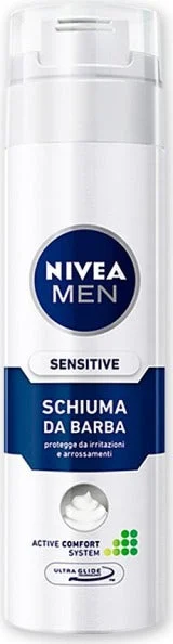 Nivea Schiuma Da Barba Anti-Irritazione Sensitive Da Uomo 200 Ml