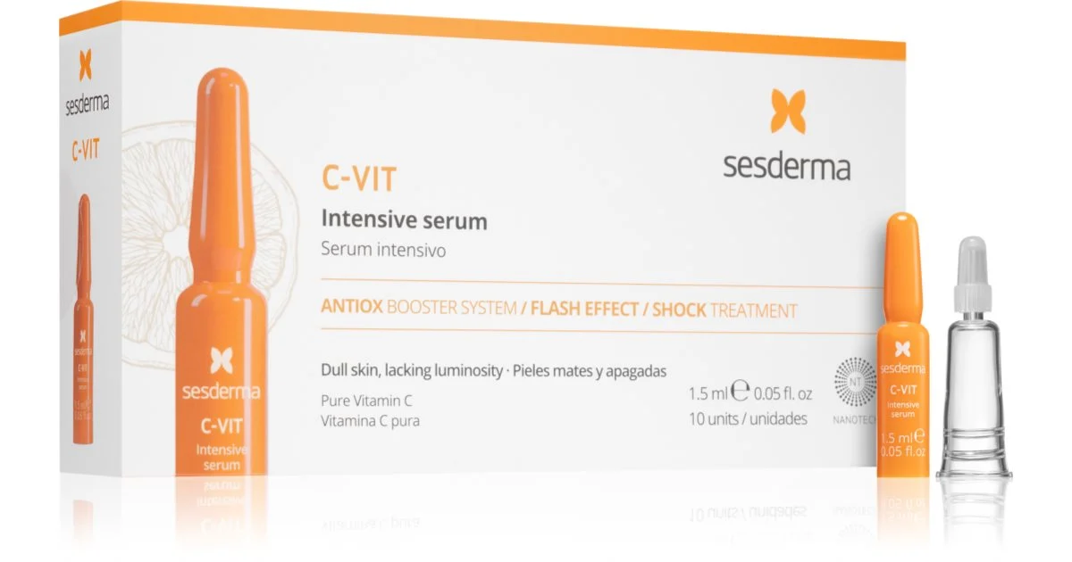 Siero Illuminante e Rinnovante C-VIT (Siero Intensivo) 10 x 1,5 ml