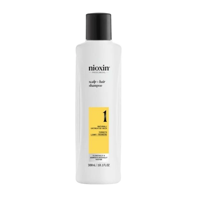 Nioxin Shampoo System 1 Capelli Naturali Caduta Moderata 300ml