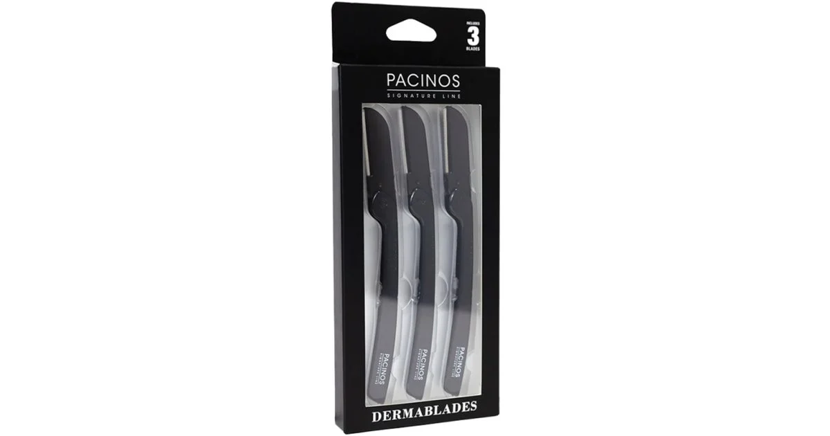 Pacinos Siganture Line Derma Blades rasoio per il viso 3 pezzi