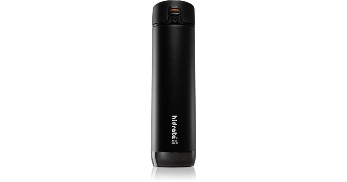 HidrateSpark Steel bottiglia intelligente colore nero 620 ml