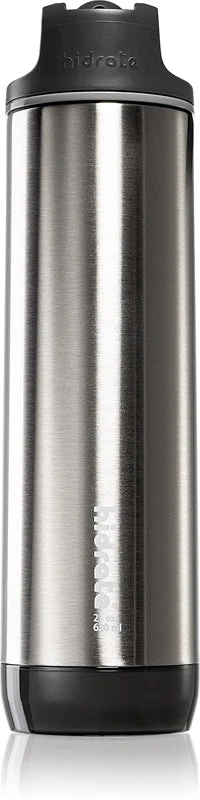 HidrateSpark Steel bottiglia intelligente con cannuccia colore Stainless 620 ml