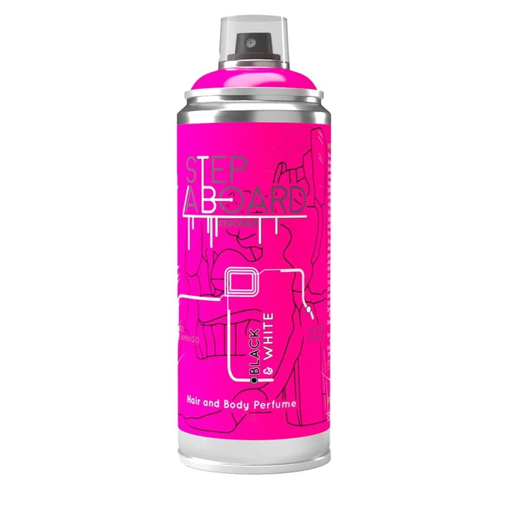 Step aboard Black & White profumo corpo e capelli