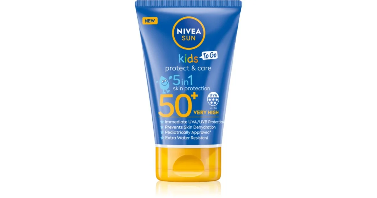 NIVEA SUN latte abbronzante per bambini 5 in 1 SPF 50+ 50 ml