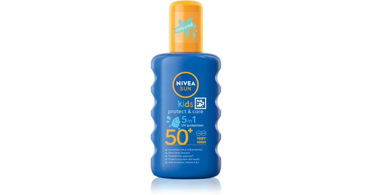 NIVEA SUN Kids spray colorato abbronzante per bambini SPF 50+ 200 ml
