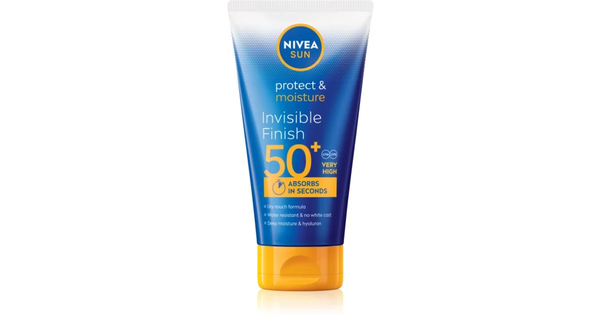 NIVEA SUN Protect & Moisture latte abbronzante idratante con acido ialuronico SPF 50+ 150 ml