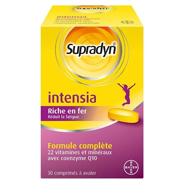 Supradyn Intensia ricco di ferro riduce la fatica 30 compresse