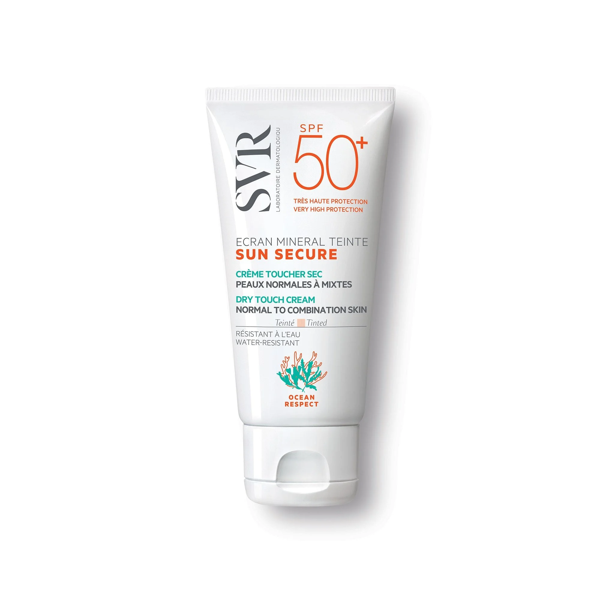 SVR Sun Secure SPF50+ Schermo Minerale Colorato Crema Tocco Secco Pelle da Normale a Mista 50ml