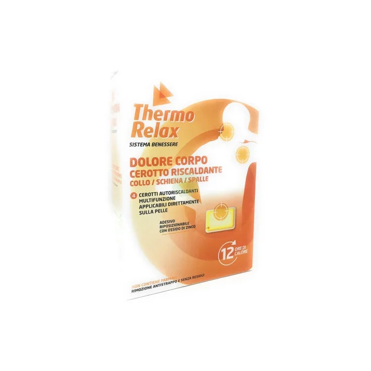 Alsipharma Thermorelax Dolore Corpo 4 Cerotti Autoriscaldanti
