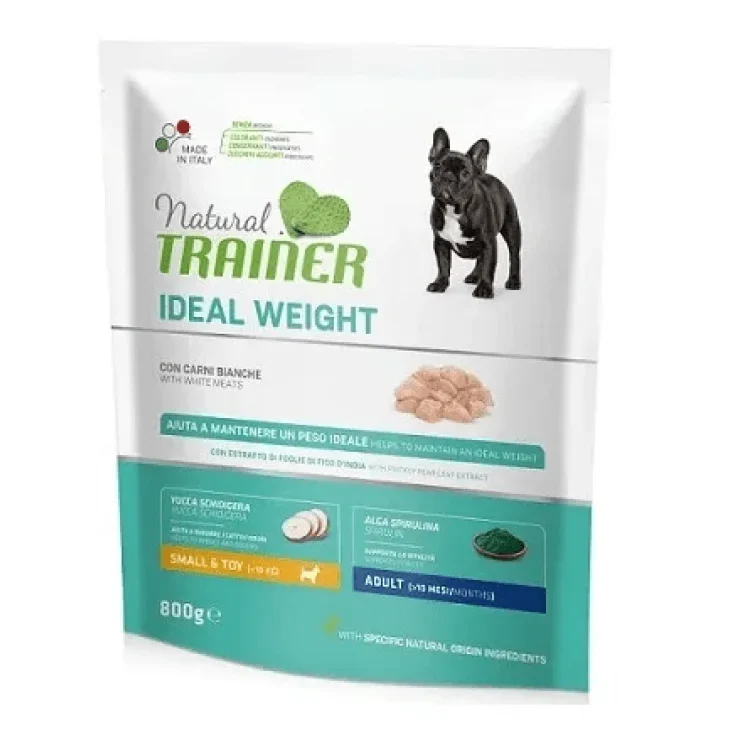 Affinity petcare italia srl Natural Ideal Weight Care Small & Toy Adult Con Carni Bianche - 800Gr