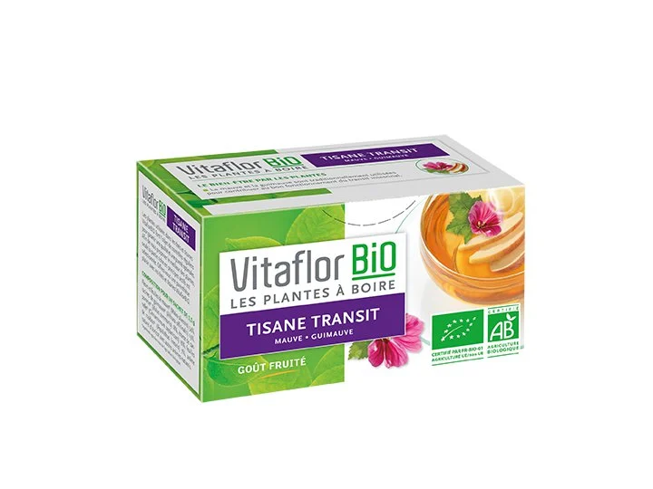 Vitaflor BIO Tisana Transit Malva Marshmallow Sapore Fruttato 18 bustine