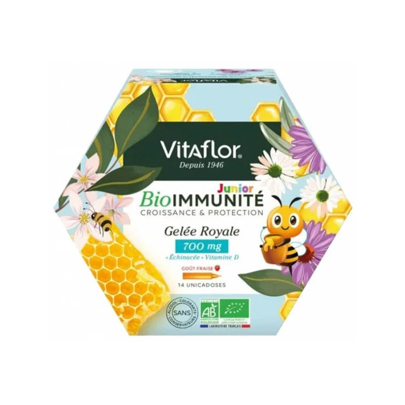 Vitaflor pappa reale Bio 14 unidosi Junior+ 700 mg
