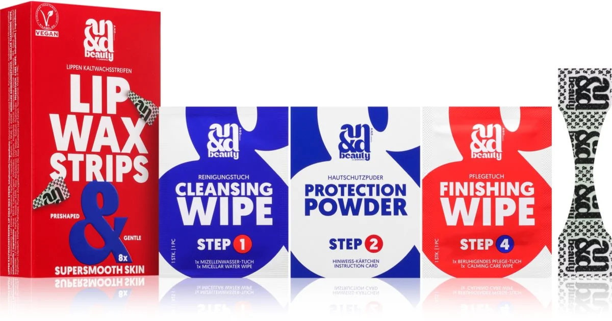 A.N.D. Beauty Wax Strisce Depilatorie Per Il Labbro Superiore 8 Pz
