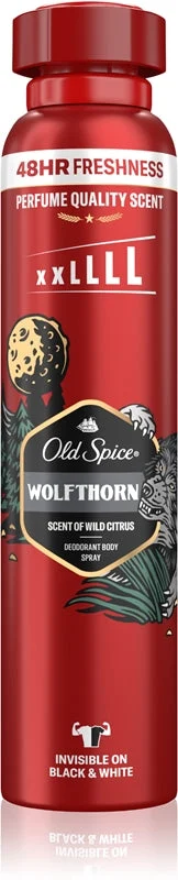 Old Spice Wolfthorn deodorante spray per uomo 250 ml
