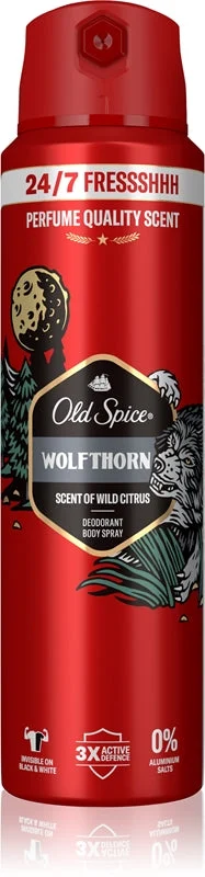 Old Spice Wolfthorn deodorante spray per uomo 200 ml
